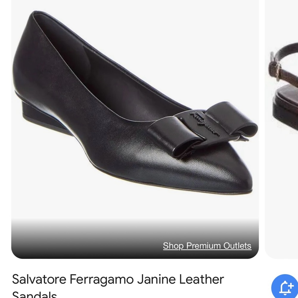 Salvatore Ferragamo VIVA pump. Black Nappa Calf leather